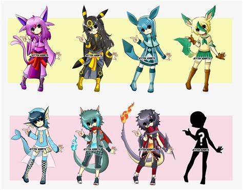 Pokemon Gijinka Closed By Xkyteh On Deviantart