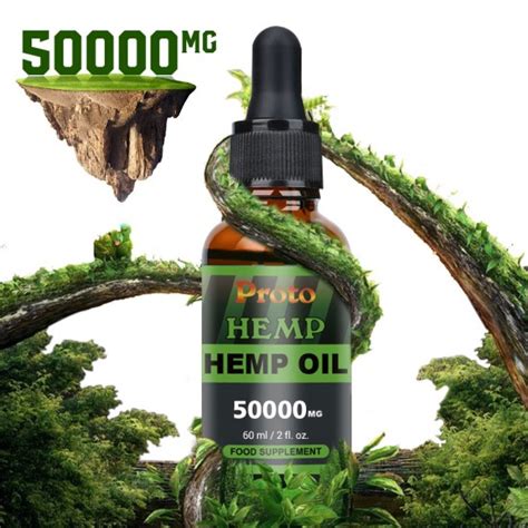 Buy Protohemp Hemp Oil Drops 50000mg Co2 Extracted 60ml