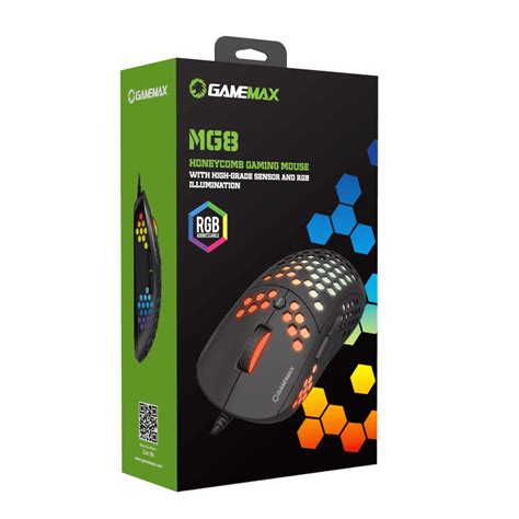 Mouse Alambrico Gamemax Mg Gaming Iluminacion Led Dise O Mallado