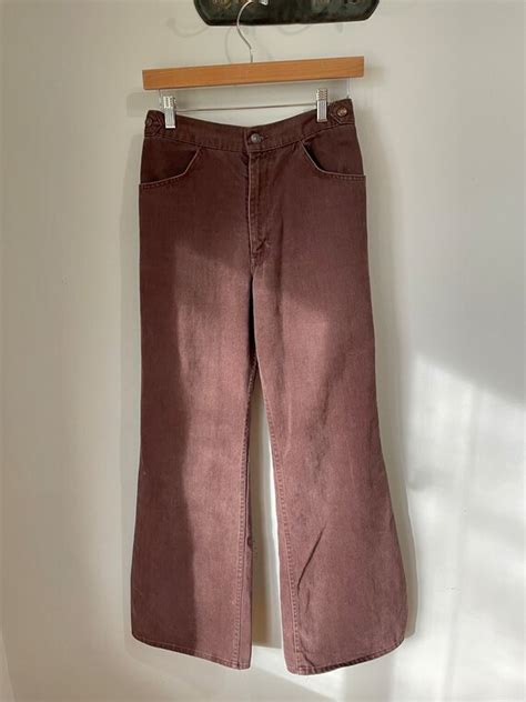 Vintage S Chocolate Levis Flares Gem