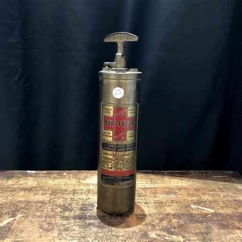 Vintage “Fyr-Fyter” Fire Extinguisher