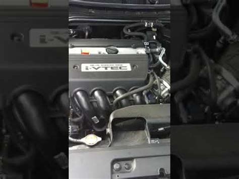 2008 Honda Accord Cold Engine Start Rattle Valve Timing Control VTC