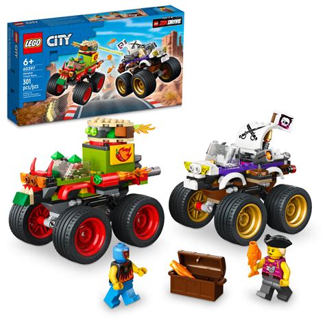 Lego City Monster Truck Race Toy Car Building Set Toy For Year