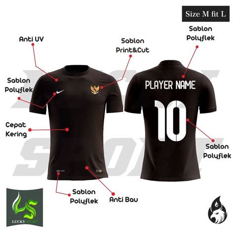 Jual PAKAI NAMA NOMOR Jersey Bola Futsal Timnas Indonesia Indonesia