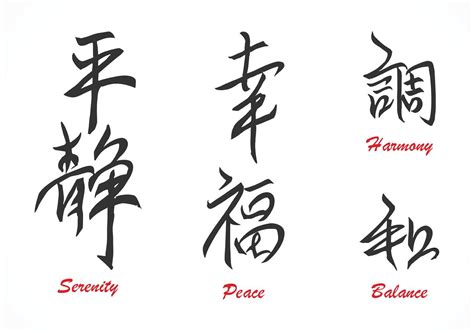 Kostenlose Chinesische Kalligraphie Typografie Vektor Vektor