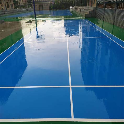 Silica PU Court Material For Sports Floorindoor Basketball Court Paint