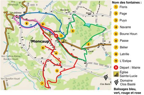 Les Parcours De Randonn E Gens De La Fontaine