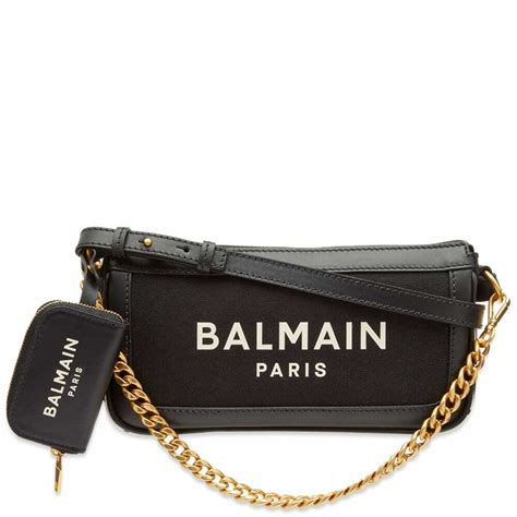 Balmain Women S B Army Canvas Bag In Black Balmain