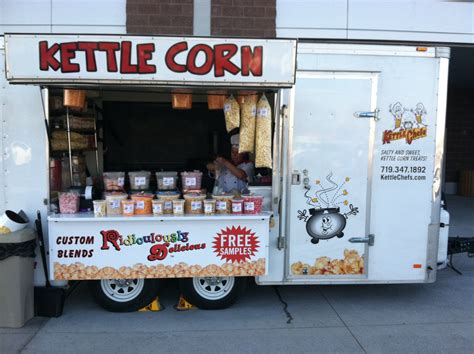 Kettle Corn Popcorn Concession Trailer For Sale