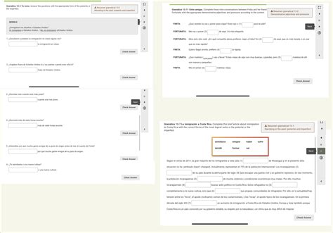 Solved Gramatica Tu Turno Answer The Questions With The