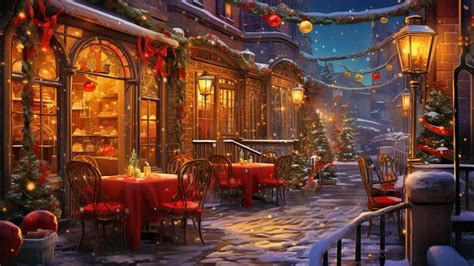 Cozy Winter Coffee Shop Ambience With Smooth Jazz Music ☕ Relaxing Jazz