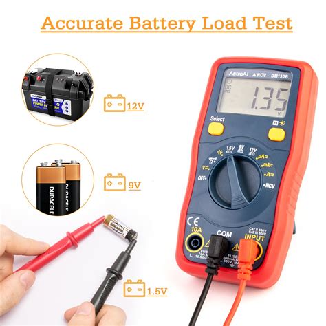 Multimetro Digitale Astroai Tester Multiplo Automatico Dmm Ohmmetro