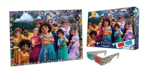 Puzzle Rompecabezas Con Lentes D Encanto Disney Pzas