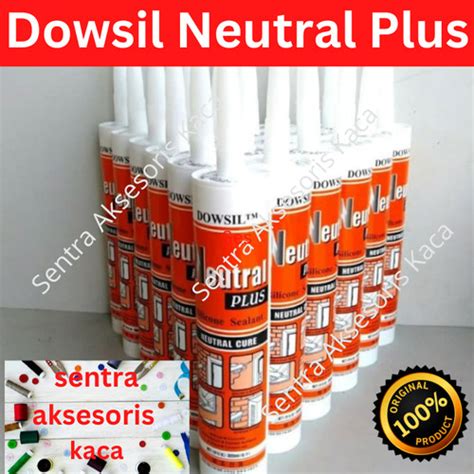 Jual Dowsil Dow Corning Netral Plus Lem Kaca Silicone Sealant White