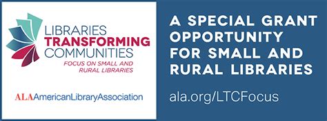 Libraries Transforming Communities Focus On Small And Rural Libraries