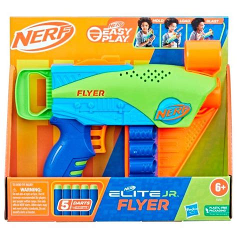 【w先生】孩之寶 Nerf 小菁英系列 Elite Jr 飛行者射擊器 Flyer 軟彈槍 Hf6751 W先生玩具 Iopen Mall