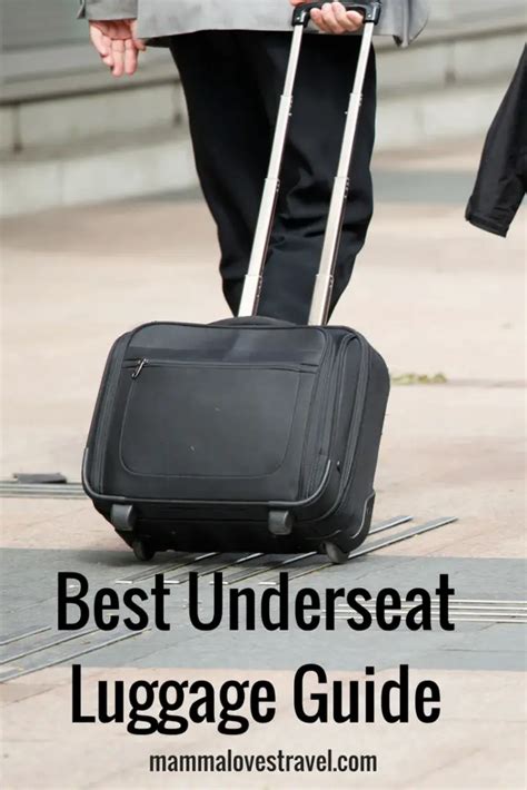 Best Underseat Luggage Guide 2021 - Mamma Loves Travel