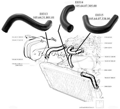 Radiator Hose 105643180101 Upper Hose From Rt E0313