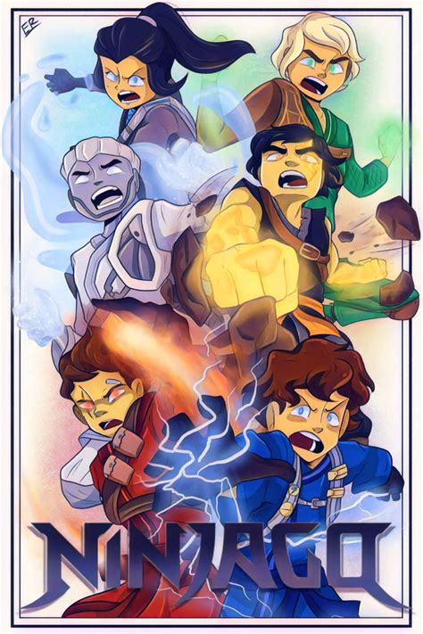 Ninjago Character Poster Ninjago By Gold07arts On Deviantart