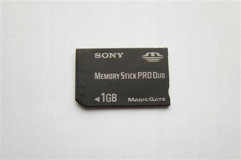 Karta pamięci MEMORY STICK PRO DUO SONY 1 GB Magic Gate - Sklep, Opinie ...