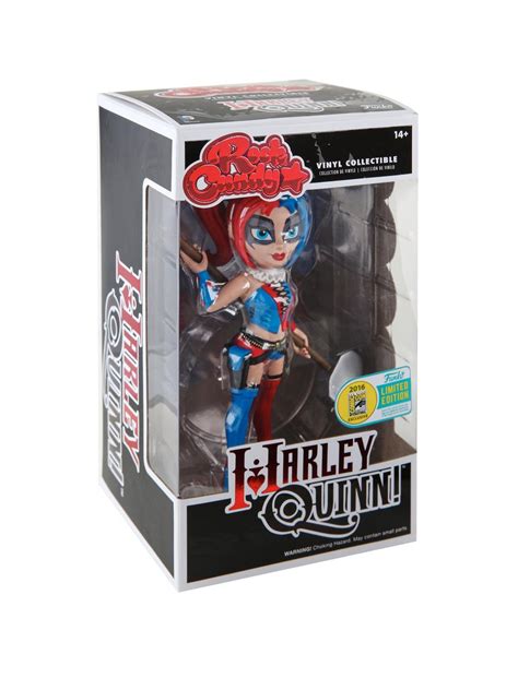 Funko Dc Comics Rock Candy Harley Quinn Vinyl Figure 2016 Summer Convention Exclusive Hot Topic