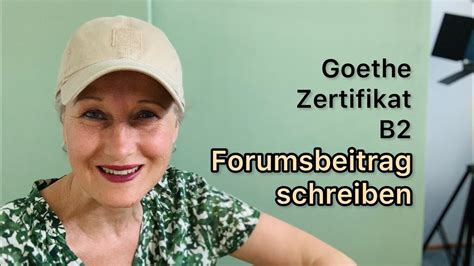 B Goethe Schreiben Teil Forumsbeitrag Umweltfreundliche