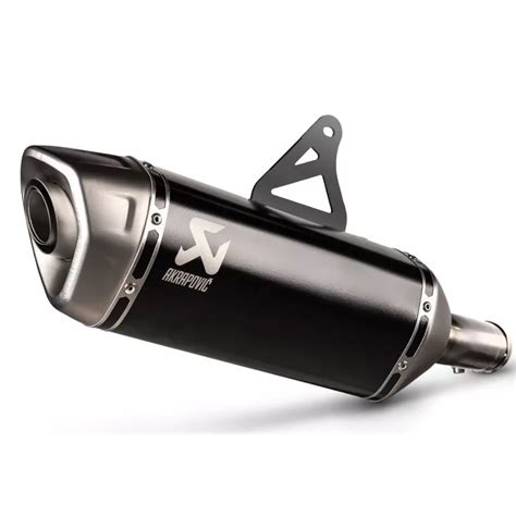 Silencieux Akrapovic SLIP ON Titane laqué noir homologué pour Honda