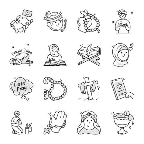 50 Kids Praying The Rosary Stock Illustrations Royalty Free Vector