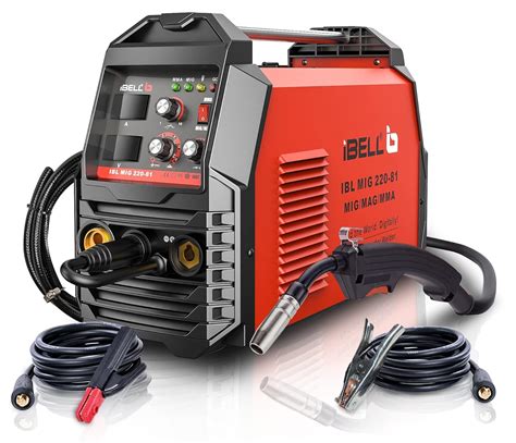 IBELL M220 81 Digital MIG MAG MMA Welder 220Amp 220V Gas Gasless MIG