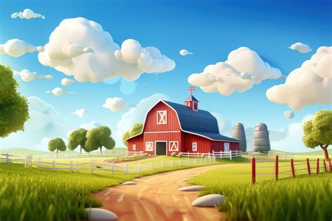 Barn Farm Architecture Landscape Premium Photo Illustration Rawpixel