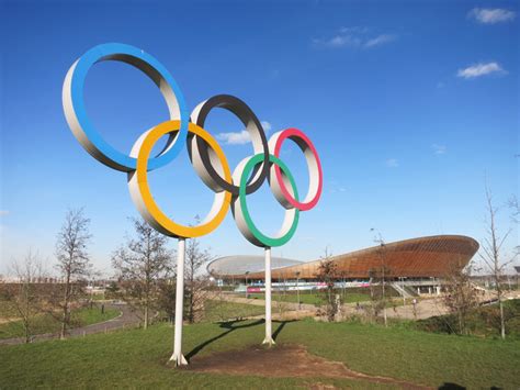 olympic rings  velodrome des blenkinsopp geograph britain