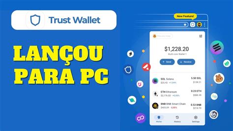 Como Criar Uma Carteira Da Trust Wallet No Seu Pc Youtube