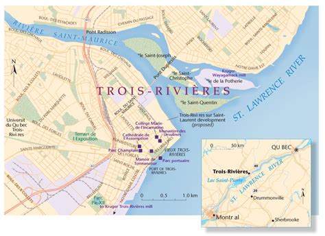 Trois Rivieres Quebec Canada Cruise Port of Call