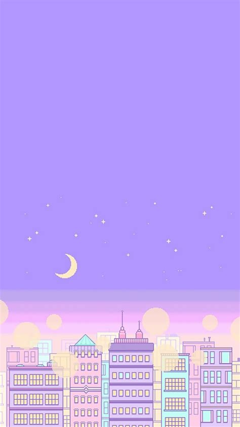 Purple Kawaii Wallpapers - Wallpaper Cave