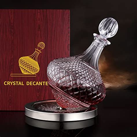 Paysky Decanter Per Vino Rotazione Rosso Caraffa Aeratore In Vetro