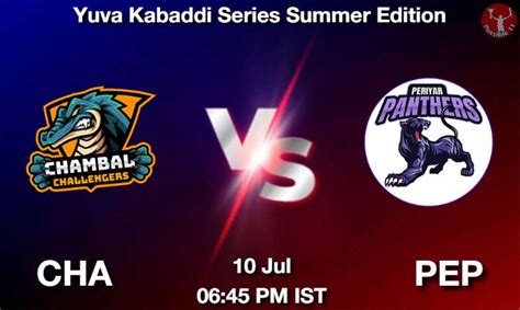 Cha Vs Pep Dream Prediction Team Live Kabaddi Jul