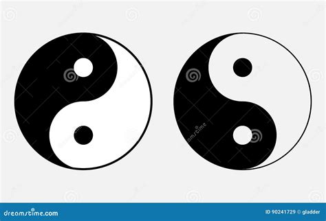 Vector Illustration of the Sign of Chinese Philosophy of the Symbol of ...