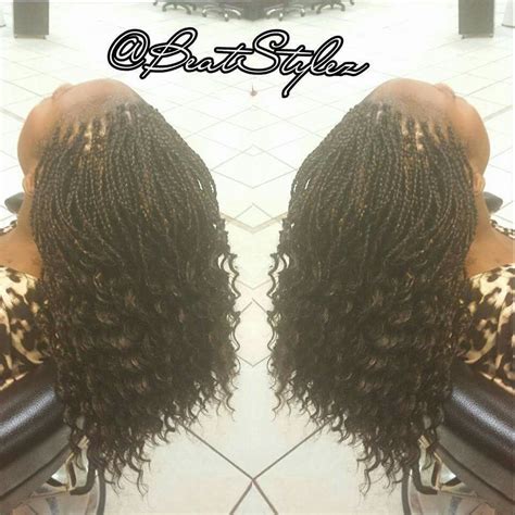 Loose End Box Braids Box Braids Hairstyles For Black Women Micro Braids Styles Box Braids