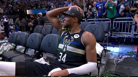 Nba Giannis Antetokounmpo Breaks Down In Tears After Leading Milwaukee