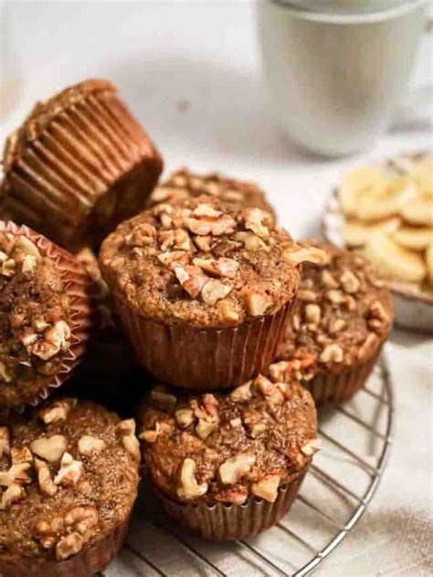 Banana Nut Protein Muffins The Perfect Pear