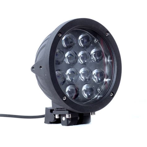 Land Rover Defender LED 5100 Lumens 60W 7 X 1 Driving Spot Light Black