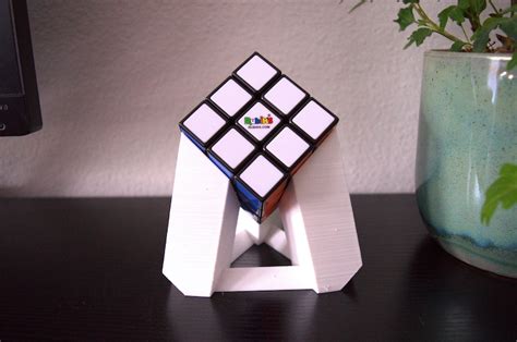 Rubik S Cube Display Stand L Triton Design L Rubik S Etsy