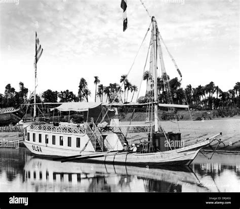 Nile Barge Egypt Stock Photo Alamy