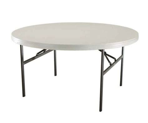 New 2971 4 Pack Lifetime 60 Round Almond Folding Tables Folding Table