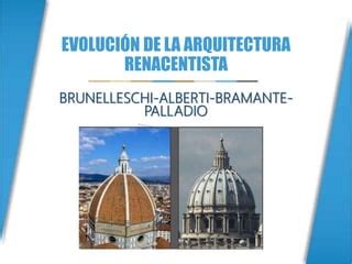 Evolucion De La Arquitectura Renacentista Italiana PPT