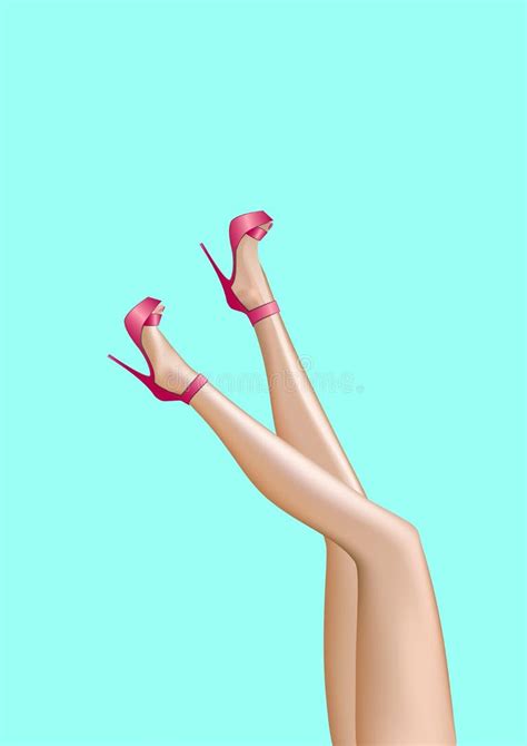 Long Sexy Legs High Heels Stock Illustrations 328 Long Sexy Legs High Heels Stock