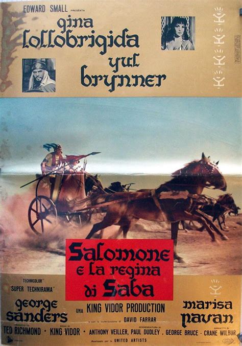 SALOMONE E LA REGINA DI SABA 1959Dir KING VIDORCast YUL BRYNNERGINA