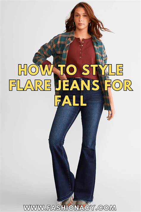 How To Style Flare Denim Jeans