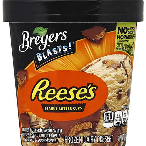 Breyers Blasts! Reese's Peanut Butter Cup Ice Cream | Candy | Miller ...