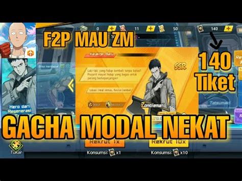 Gacha Ssr Zombie Man Opm Gacha Subuh Tiket Hajar Hoki New L Ssr